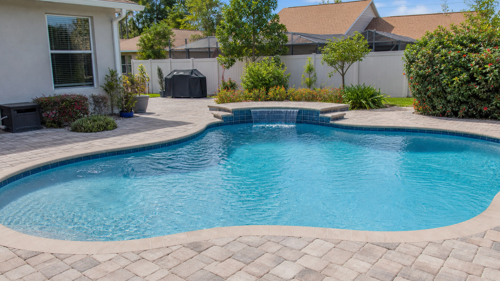 Finished pool leak detection project at a Orlando home